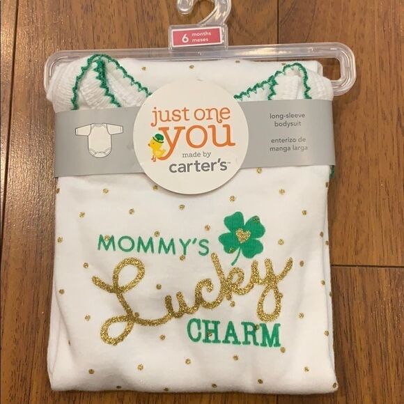 NWT Carter’s St. Patrick’s Day Onesie 6 Months - Picture 1 of 1